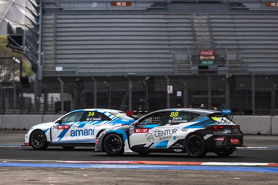 Impressive performance of the Mexican drivers in Race 1