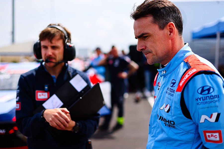 Norbert Michelisz happy with a perfect lap
